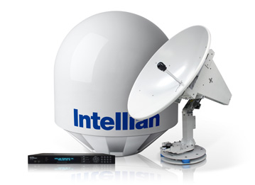 Intellian t110 — 3-осевая стабилизированная морская телевизионная антенна